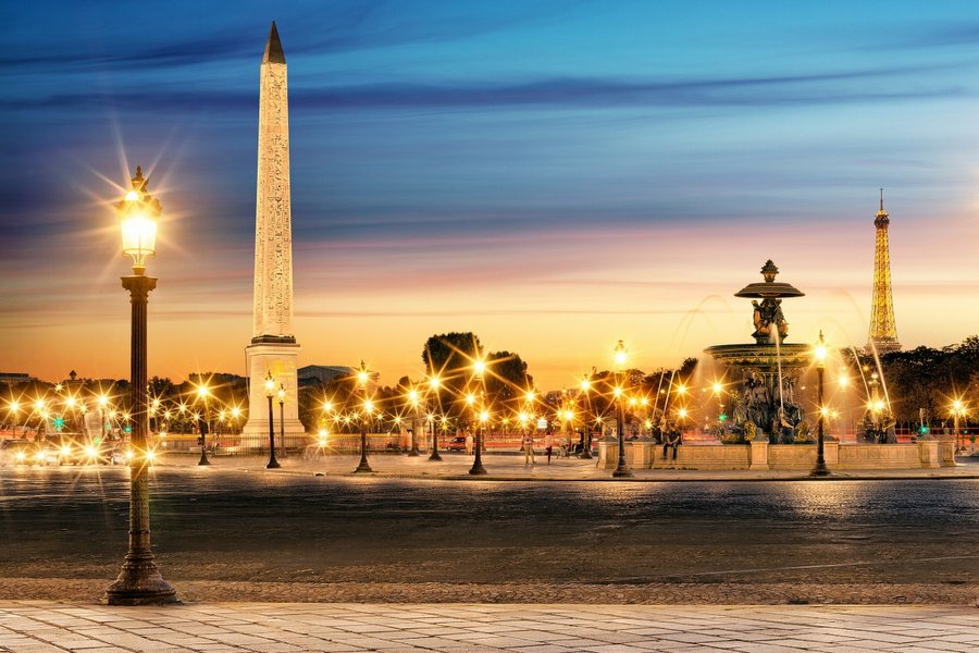 Plac de la Concorde i obelisk egipski